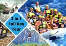 Rafting ATV & zipline tour (3in1)