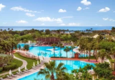 Elegant beachfront resort Barut Lara with lush gardens and crystal clear waters