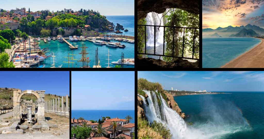 Top 4 Places Antalya Perge, Side, Aspendos & Waterfalls